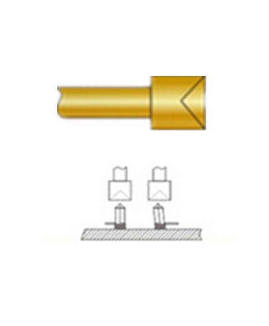 杯頭探針、探針用法圖、探針原理圖、測(cè)試探針圖片