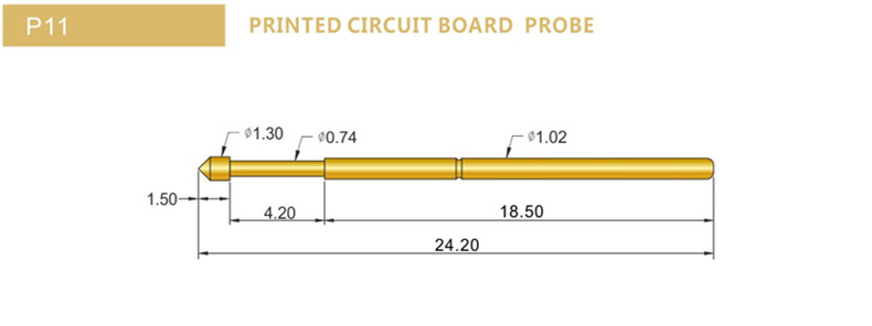 P11探針尺寸，華榮華測試探針選型，測試探針規(guī)格型號
